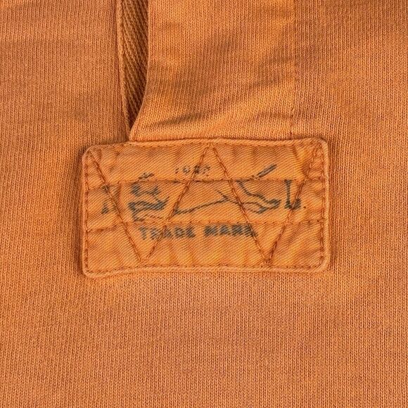 VTG Polo Ralph Lauren Shirt Mens 3XB Orange Rugby Crest Embroidered Pocket S/S - Picture 6 of 15